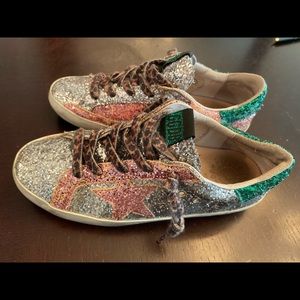 Golden goose girls shoes kids size 34 mint